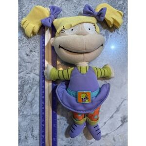 Vintage 1998 Rugrats Angelica Starbeans stuffed Plush Mattel Nickelodeon